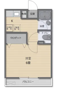 南行徳レイボービリッジ【1階】の間取り