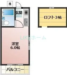ロフティトマトNO1【1階】の間取り