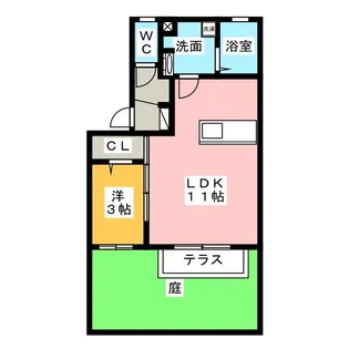 リーブル【1階】の間取り