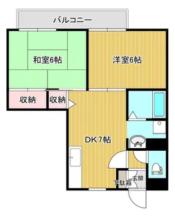 パナホーム宇宿【2階】の間取り