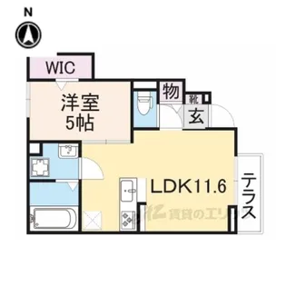 フォレストパーク瀬田【1階】の間取り