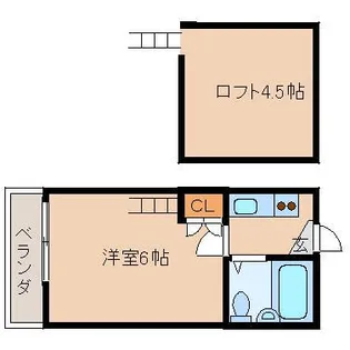 カトレアハウス【2階】の間取り