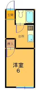コーポ葉月【2階】の間取り