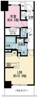パークリュクス日本橋【7階】の間取り