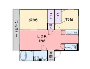 メゾン・ド・レトア D棟【2階】の間取り