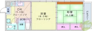 グリーンリーフ【2階】の間取り