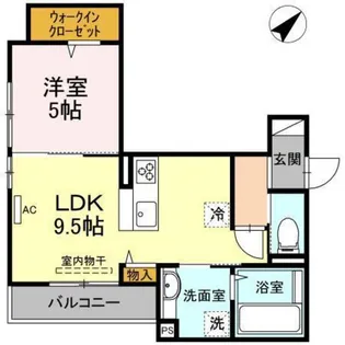 Agera Funairi【2階】の間取り