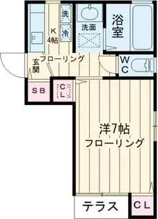 コートアベニュー【1階】の間取り