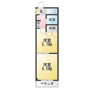 ホープ堀田【4階】の間取り