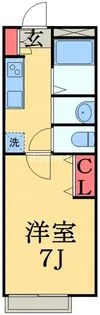 アクシス幕張【2階】の間取り