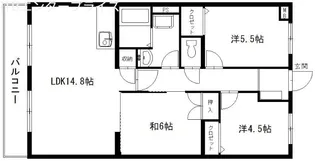 エスペランサAOI【3階】の間取り
