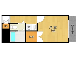 エルベラーノ宝塚【3階】の間取り