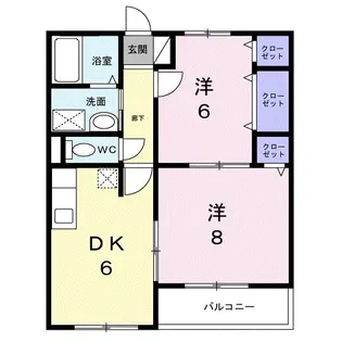 サン・フォーレ城山【1階】の間取り
