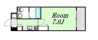 セレニテ本町ROJI02【5階】の間取り