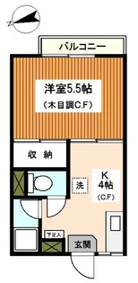ホワイトパレス【2階】の間取り