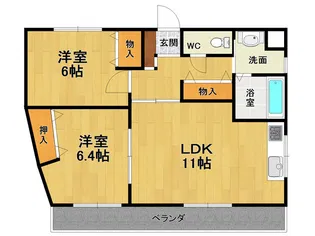SOLEIL【3階】の間取り