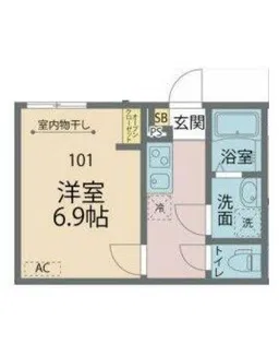 カインドネス海老名【2階】の間取り
