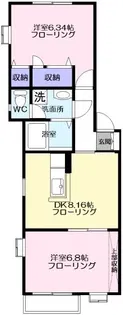 シルウィ・コーラ【1階】の間取り