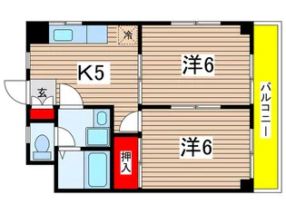 フレンドリ-かわかみ【3階】の間取り