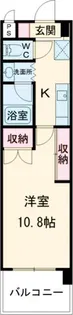 クロワサンス【4階】の間取り