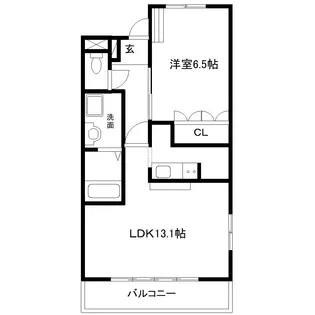 Oasis Izumi【1階】の間取り