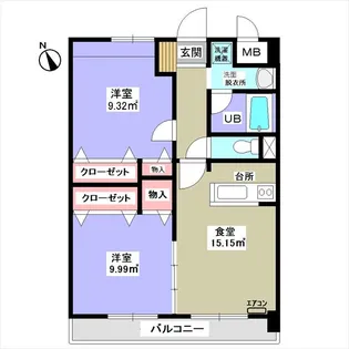 コンフォート和泉【3階】の間取り
