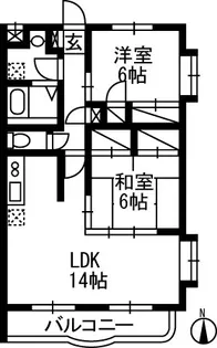 セゾン秀静【2階】の間取り