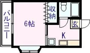 ビュー瑞穂【2階】の間取り
