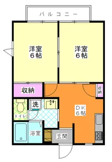 ソレイユ泉【1階】の間取り
