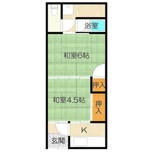 大阪府松原市天美南1【アパート】の間取り