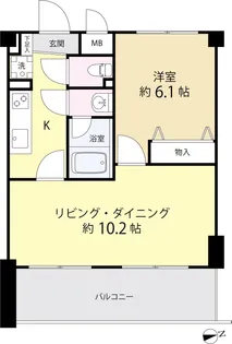 レジディア本郷菊坂プレイス【5階】の間取り