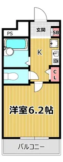 リーガル塚本II【2階】の間取り