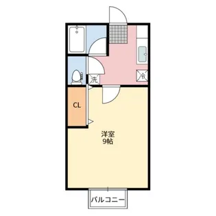 ジーエルハイツ【2階】の間取り