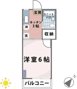 ピアハイツ【2階】の間取り