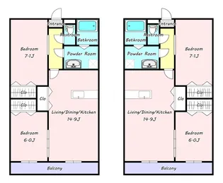 マルマンシティセントロII【2階】の間取り