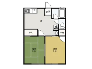 ファミールS【2階】の間取り