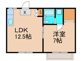 シャトートキワ【4階】の間取り