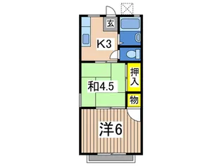 プティ・メゾン【2階】の間取り