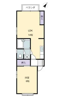 メゾン・ドゥ・クボ【1階】の間取り