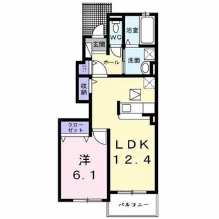 ジェントリーI【1階】の間取り