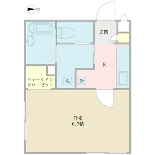 ボヌール【1階】の間取り