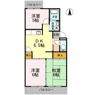 ヴィラユーアイ【2階】の間取り