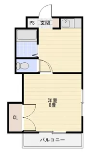 カレッジハイツひまわり【3階】の間取り