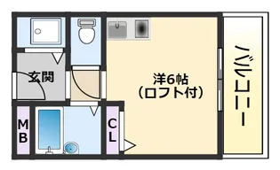 兵庫県西宮市甲子園町【マンション】の間取り
