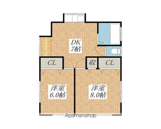茨城県鹿嶋市大字小山【一戸建】の間取り