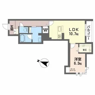 ポントルミネール【2階】の間取り