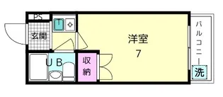 ハイツ朱峰第二【2階】の間取り