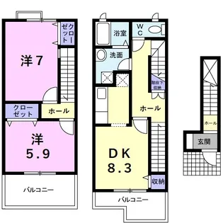 ティンカーベルの間取り