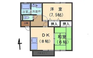 テンダーネス96【2階】の間取り
