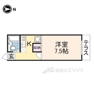 ライフステージ広瀬安岡1【2階】の間取り